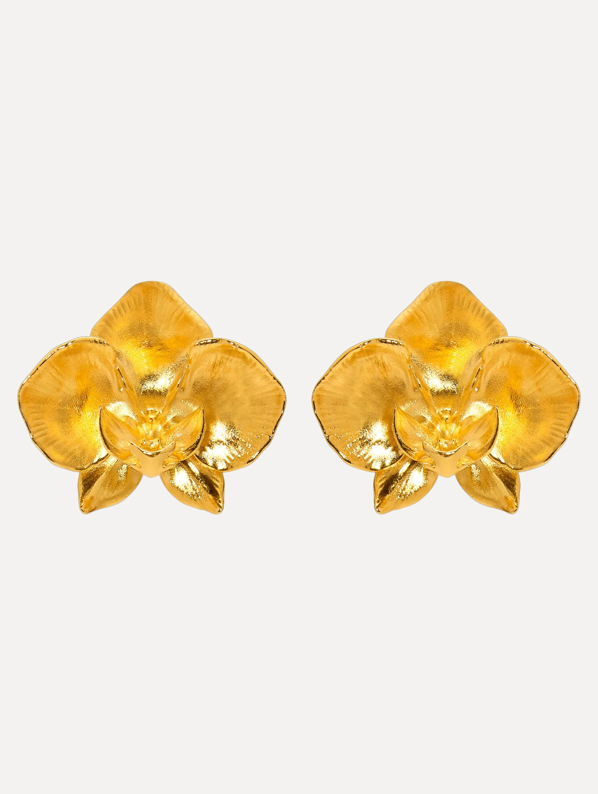 Orchid Earrings sold by Oscar de la Renta