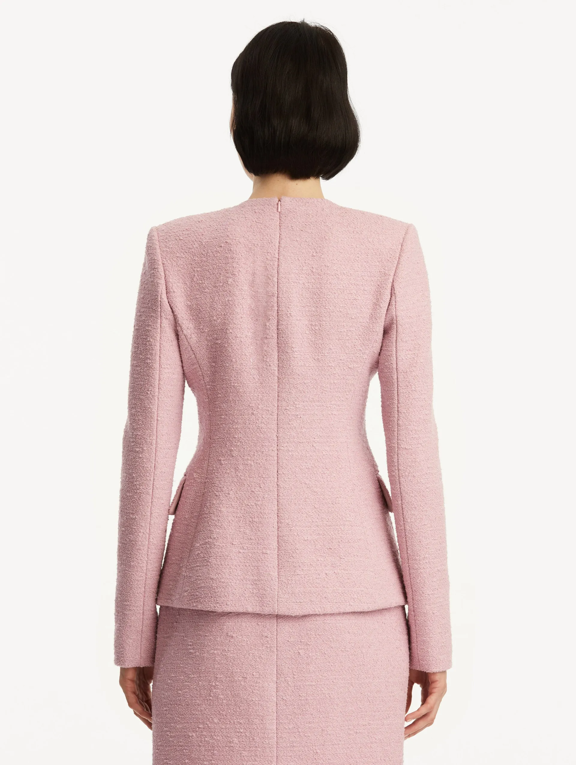Twist-Detailed Tweed Jacket sold by Oscar de la Renta product image thumbnail 4