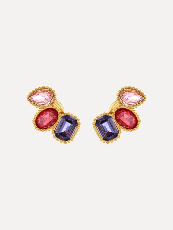 Emerald-Cut Scramble Ear Cuffs sold by Oscar de la Renta