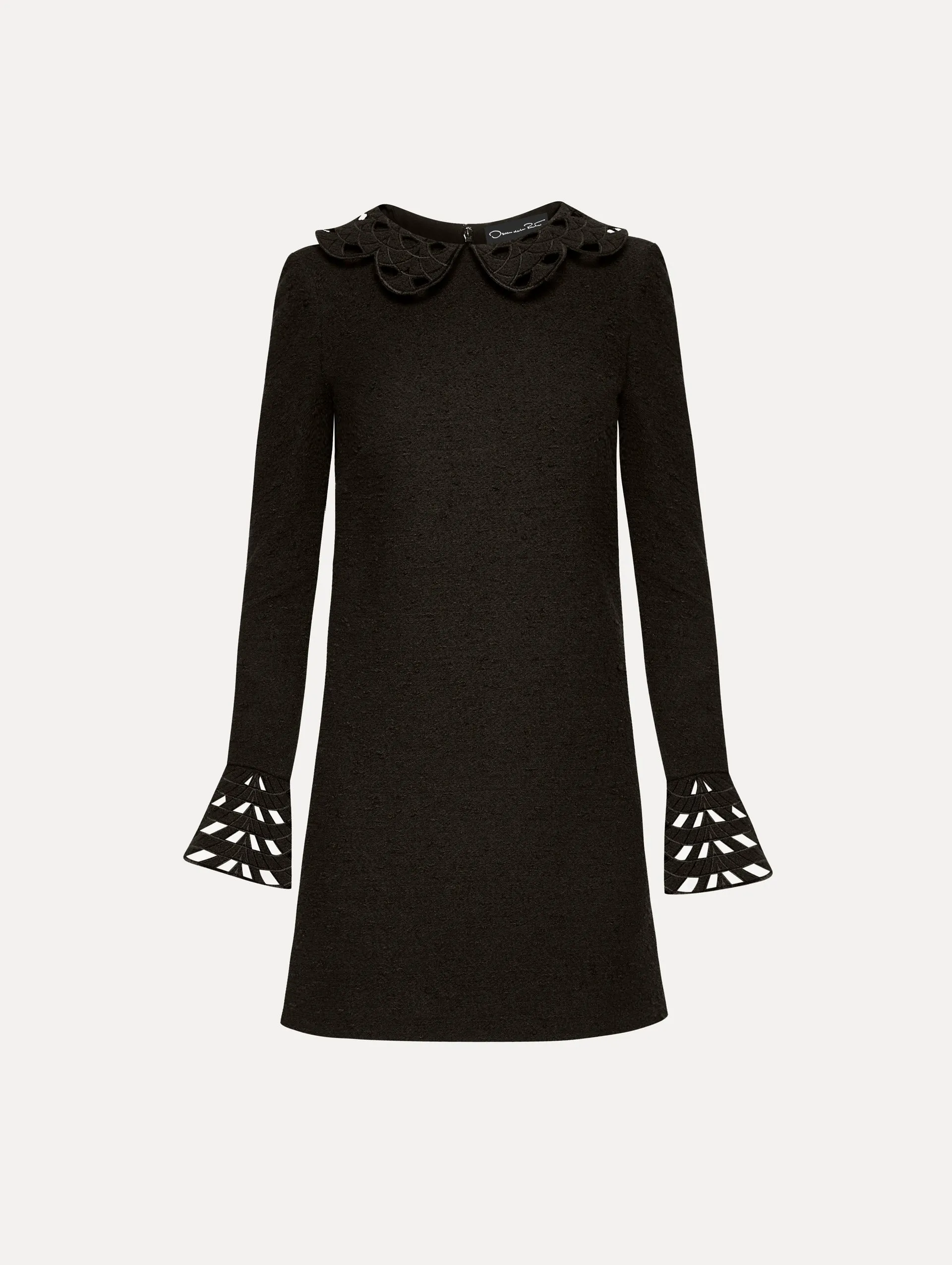 Threadwork Cutout Tweed Dress sold by Oscar de la Renta