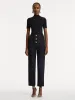 Button-Detailed Wool Pant sold by Oscar de la Renta