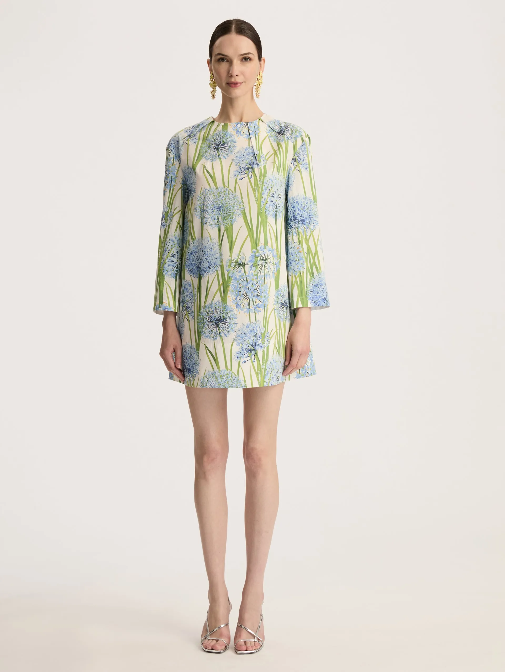 Allium Cotton Poplin Mini Dress sold by Oscar de la Renta