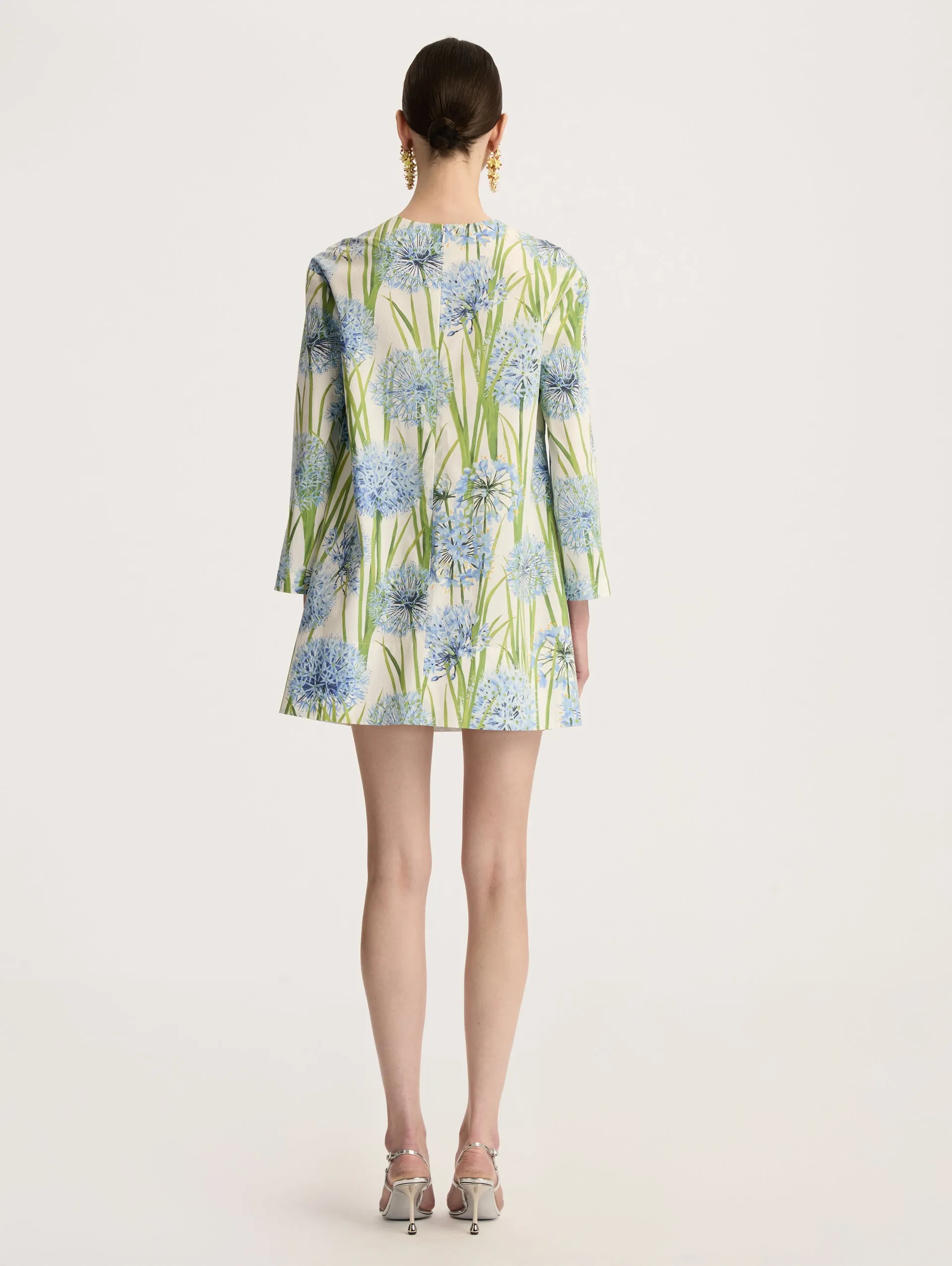 Allium Cotton Poplin Mini Dress sold by Oscar de la Renta product image thumbnail 2