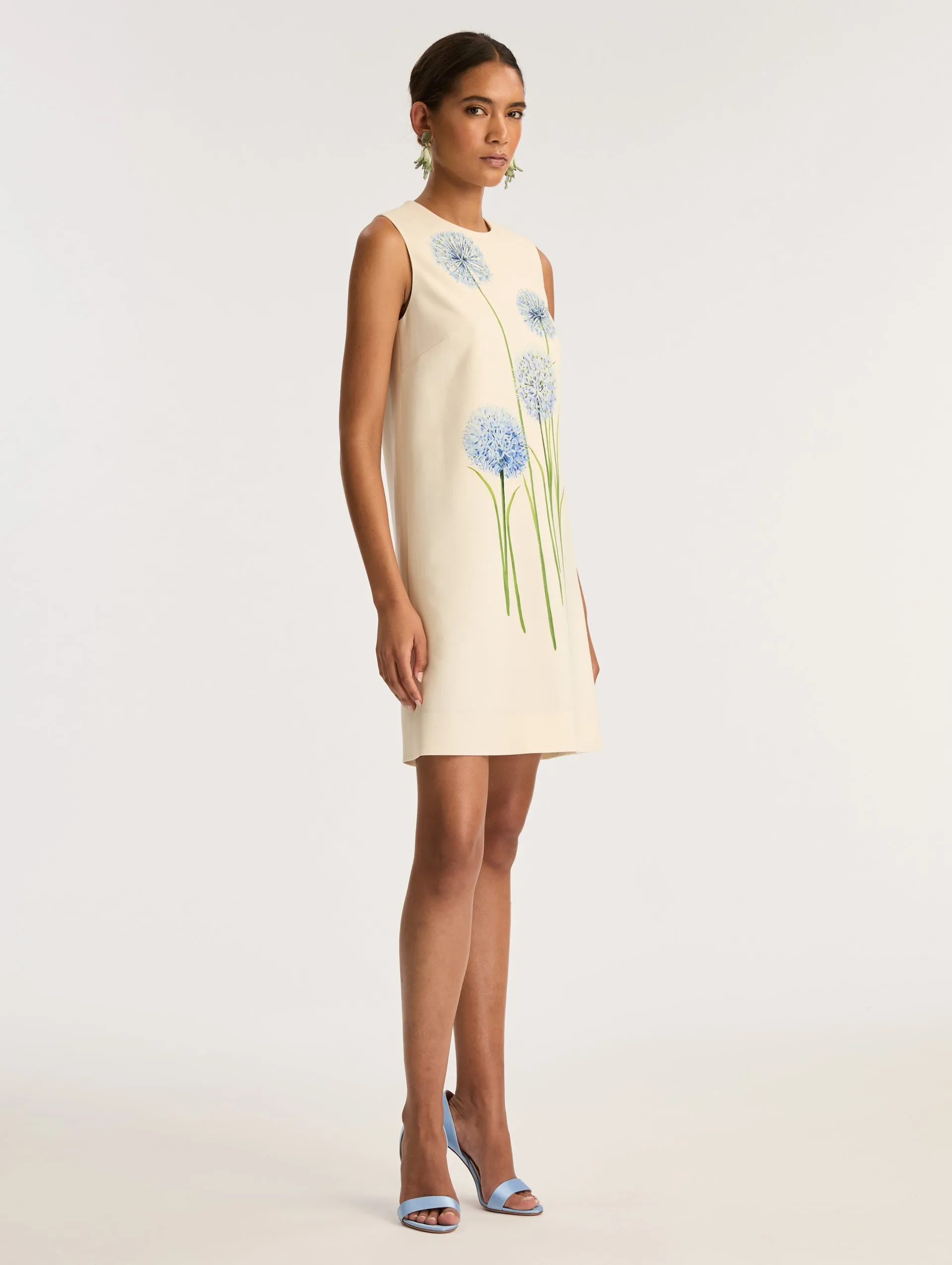 Allium Sleeveless Wool Dress sold by Oscar de la Renta product image thumbnail 3