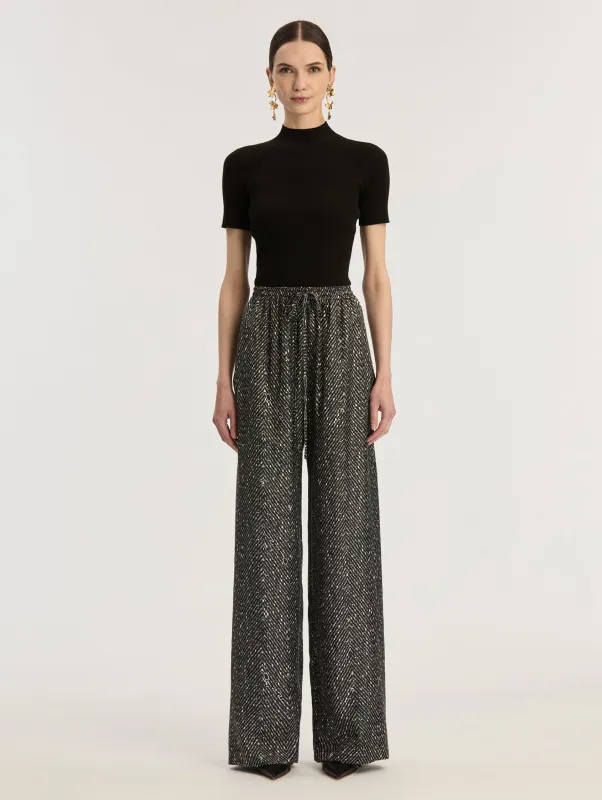 Wide Leg Silk Pant sold by Oscar de la Renta