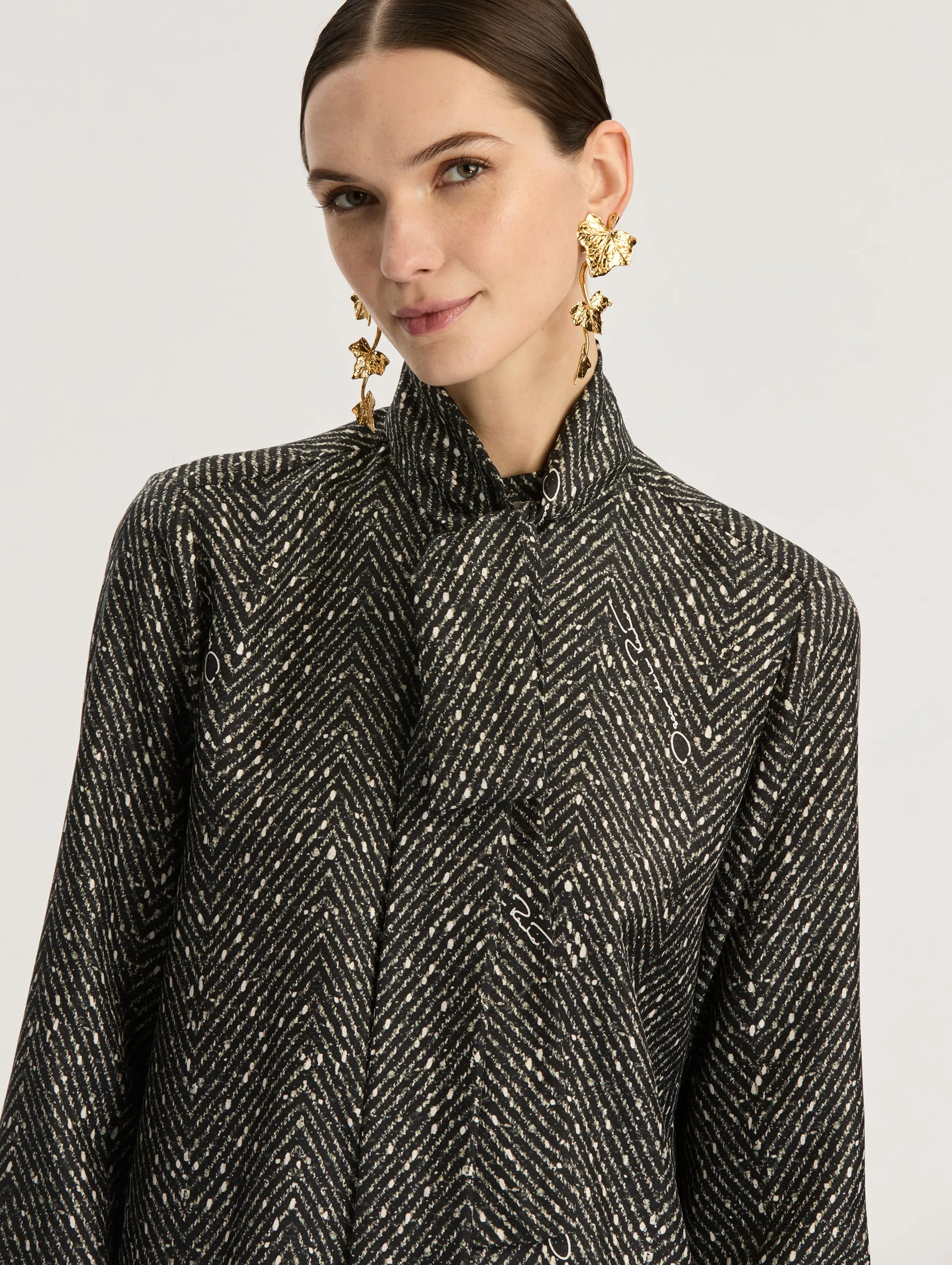 Long Sleeve Silk Blouse sold by Oscar de la Renta product image thumbnail 5