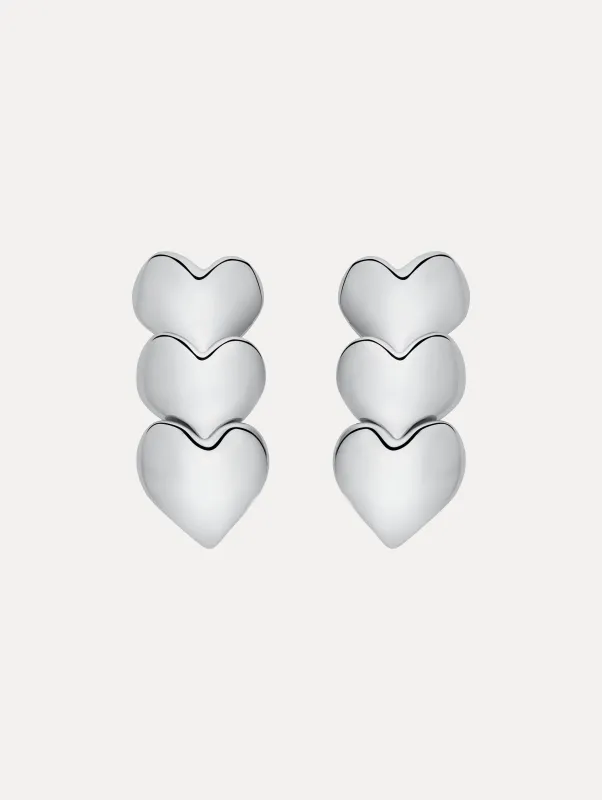 Heart Drop Clip-On Earrings sold by Oscar de la Renta