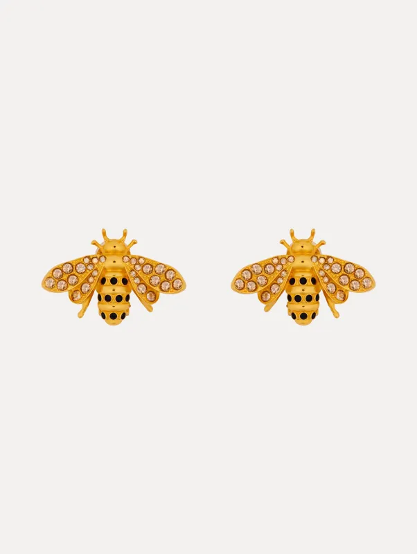 Bee Clip-On Earrings sold by Oscar de la Renta