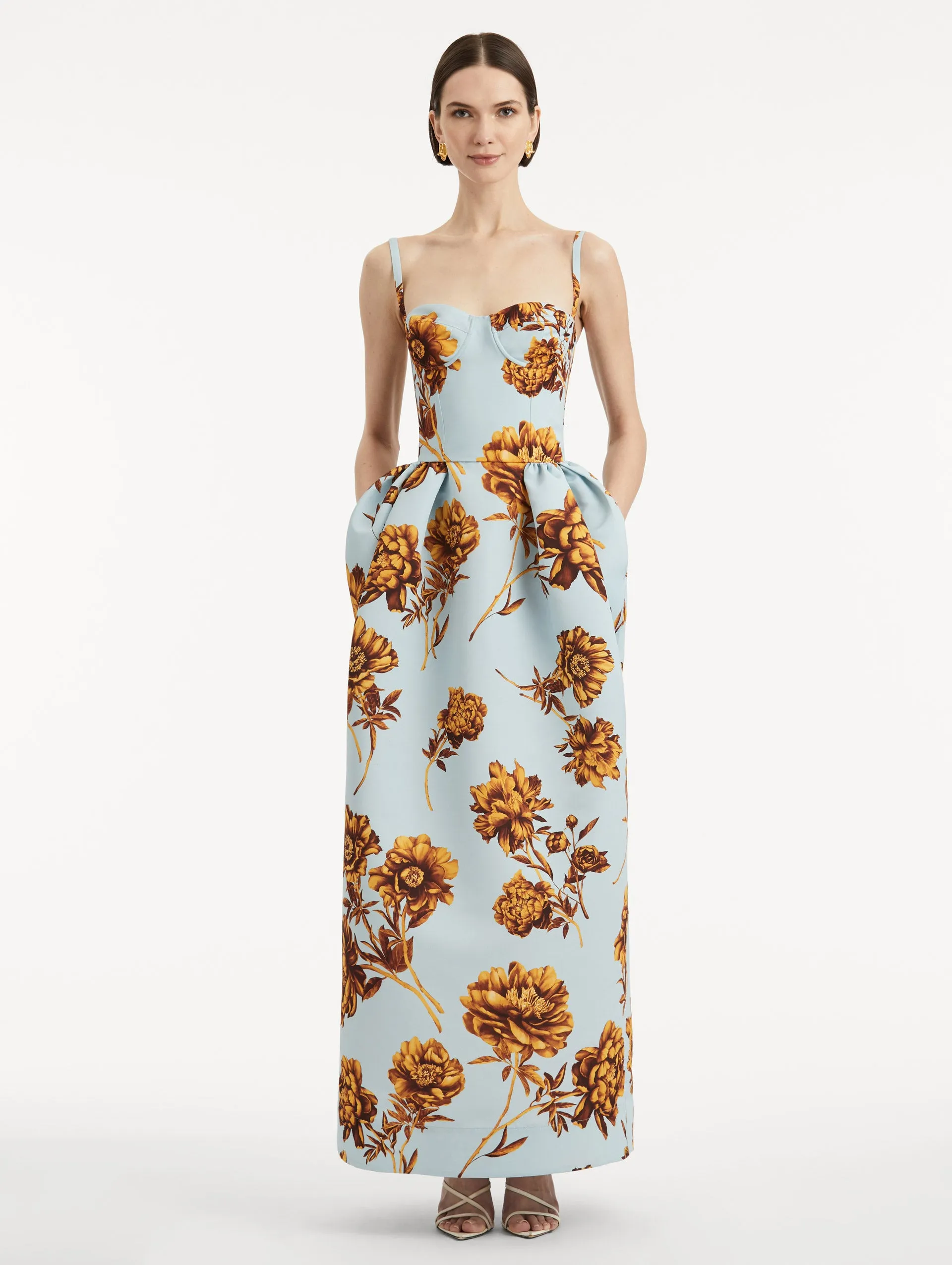 Peony Silk Faille Gown sold by Oscar de la Renta product image thumbnail 2