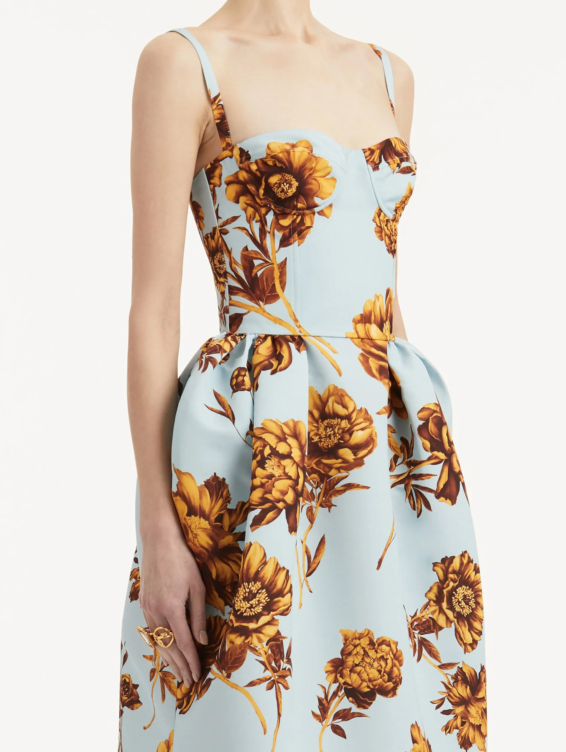 Peony Silk Faille Gown sold by Oscar de la Renta product image thumbnail 5