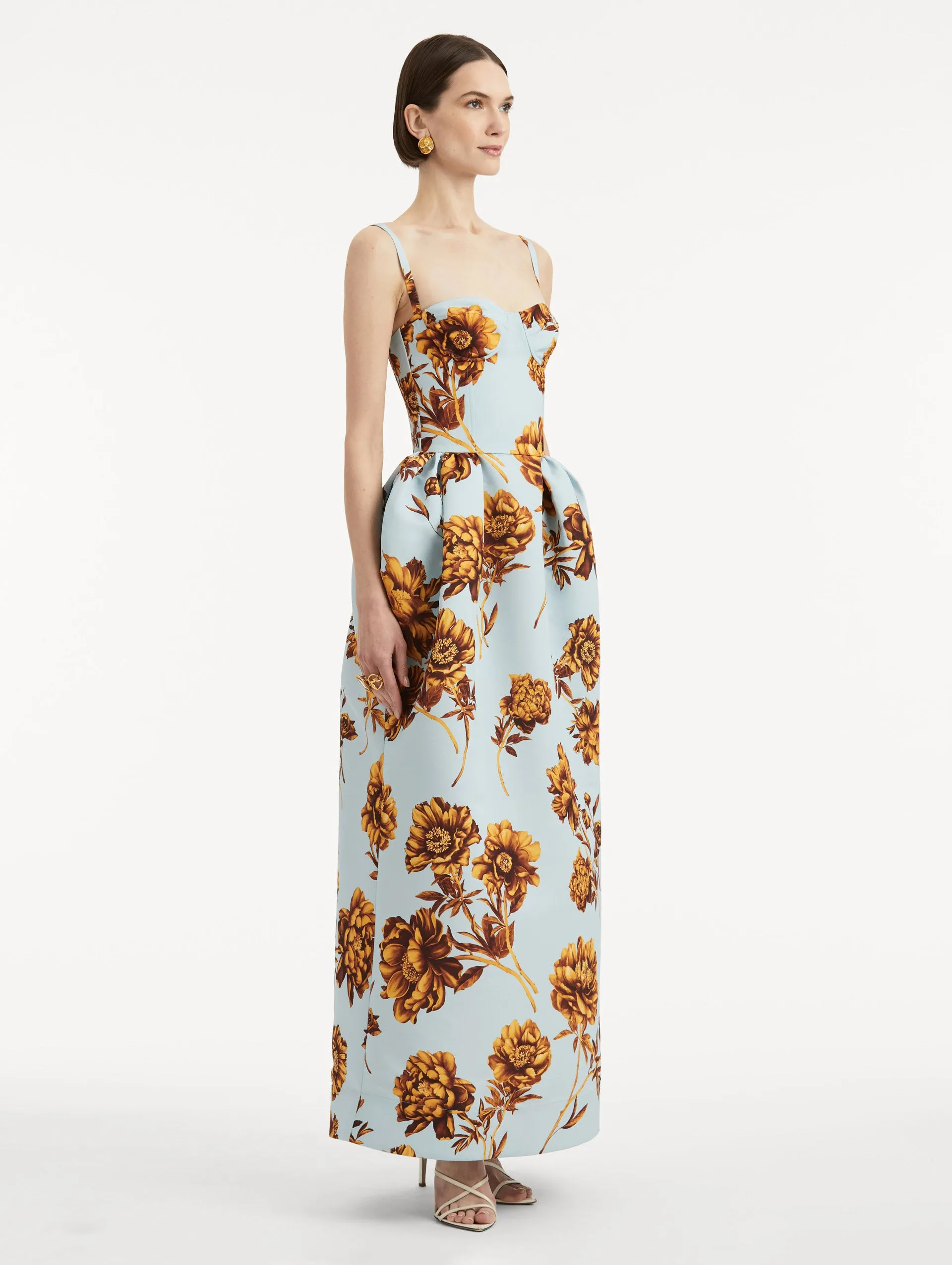 Peony Silk Faille Gown sold by Oscar de la Renta product image thumbnail 4