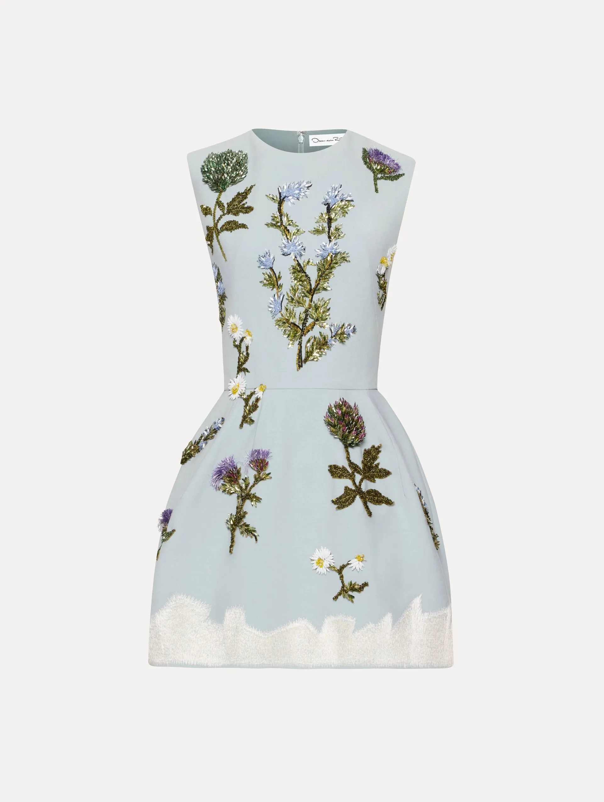 Crystal Artichoke Embroidered Dress sold by Oscar de la Renta