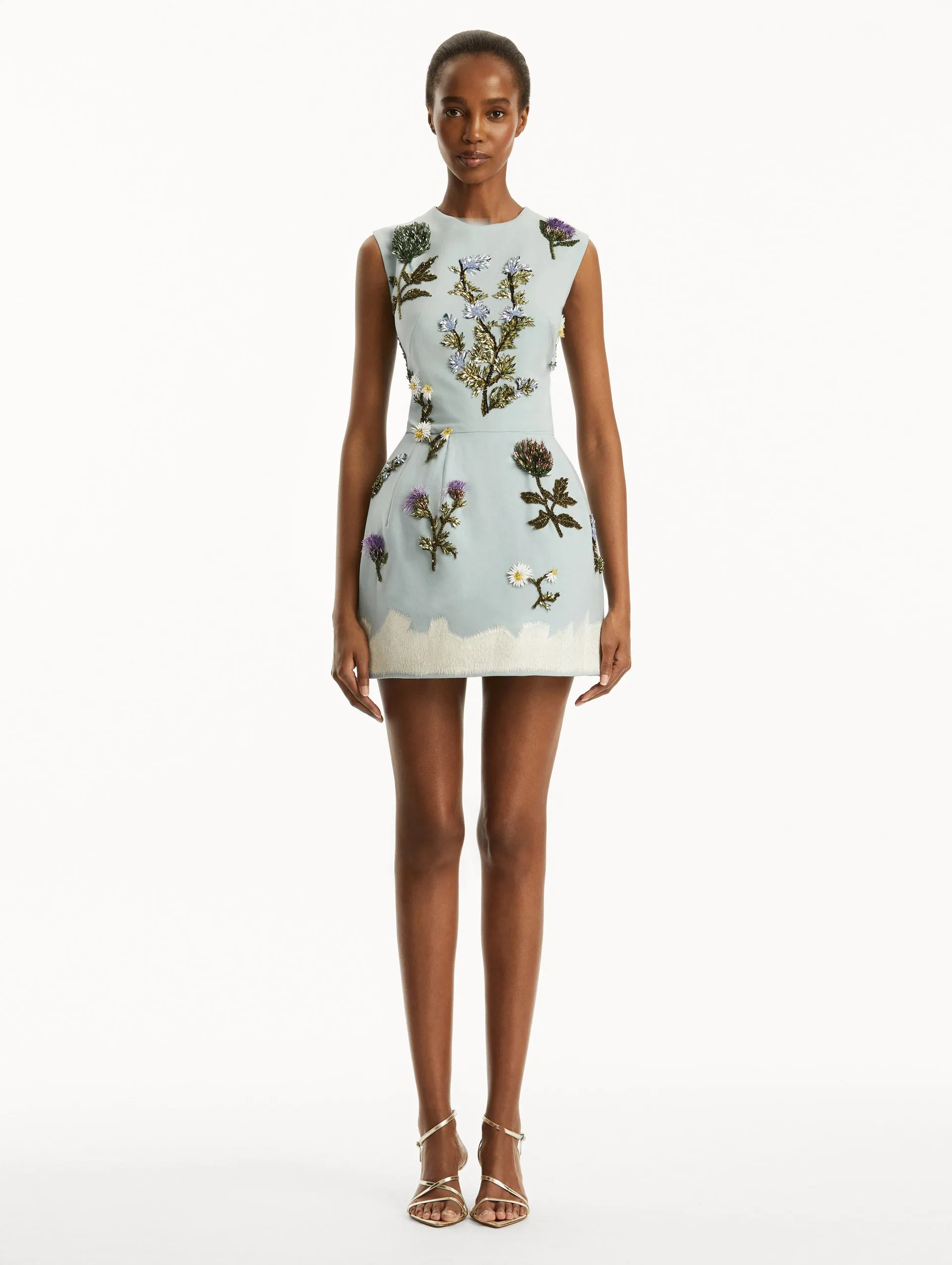 Crystal Artichoke Embroidered Dress sold by Oscar de la Renta product image thumbnail 2