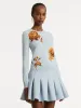 Peony Threadwork Cardigan sold by Oscar de la Renta