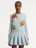 Peony Threadwork Cardigan sold by Oscar de la Renta