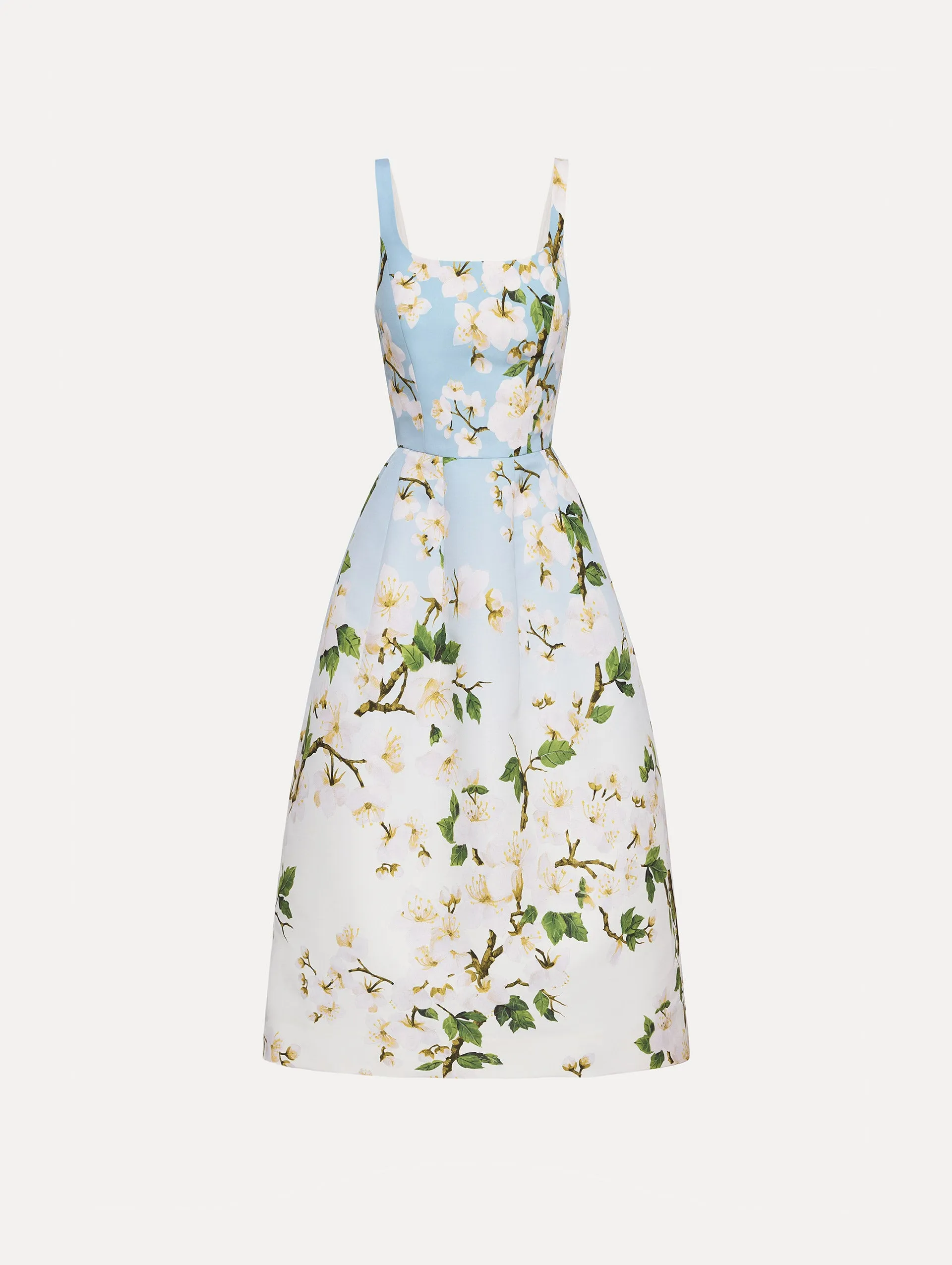 Cherry Blossom Faille Cocktail Dress sold by Oscar de la Renta