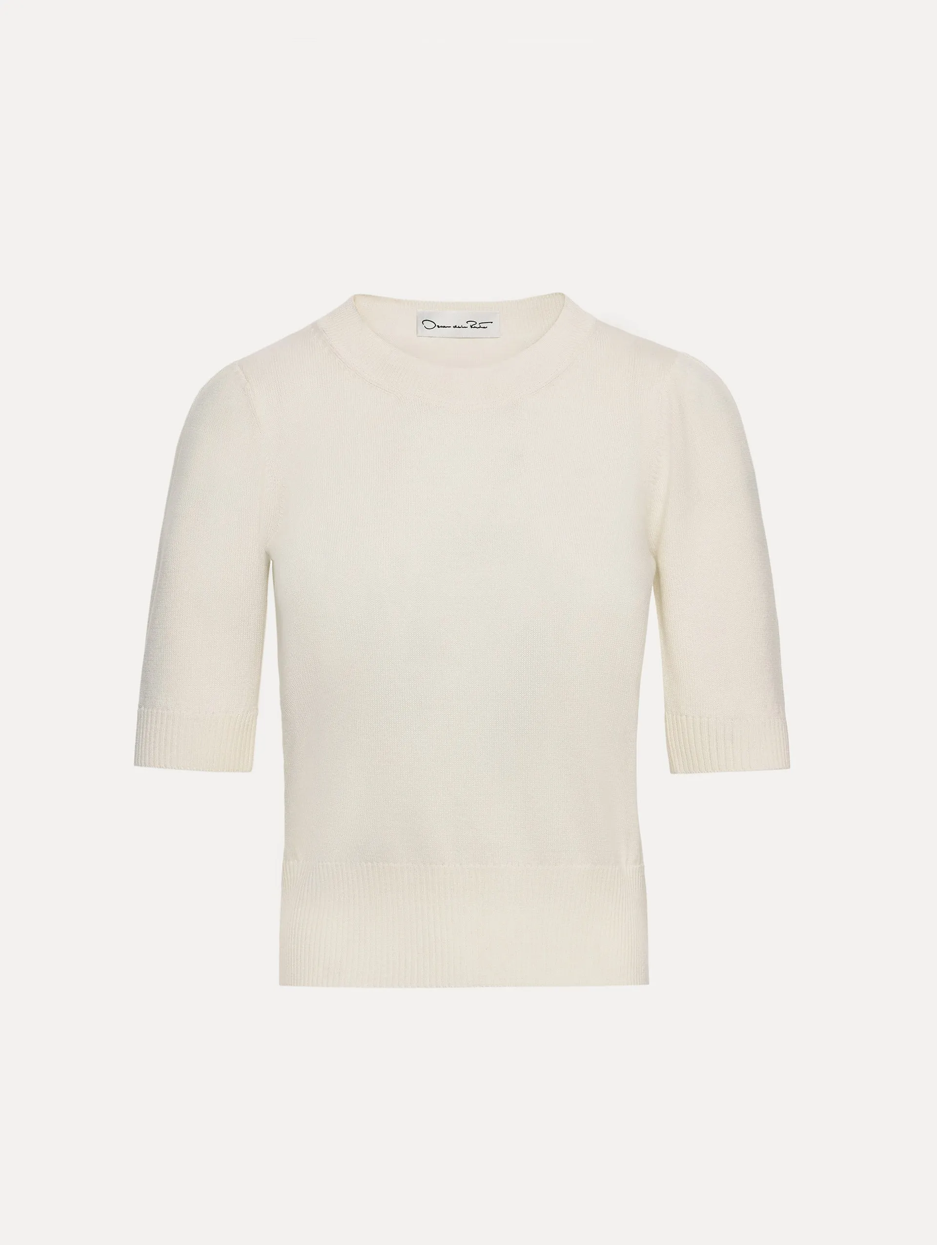Short Sleeve Wool Pullover sold by Oscar de la Renta