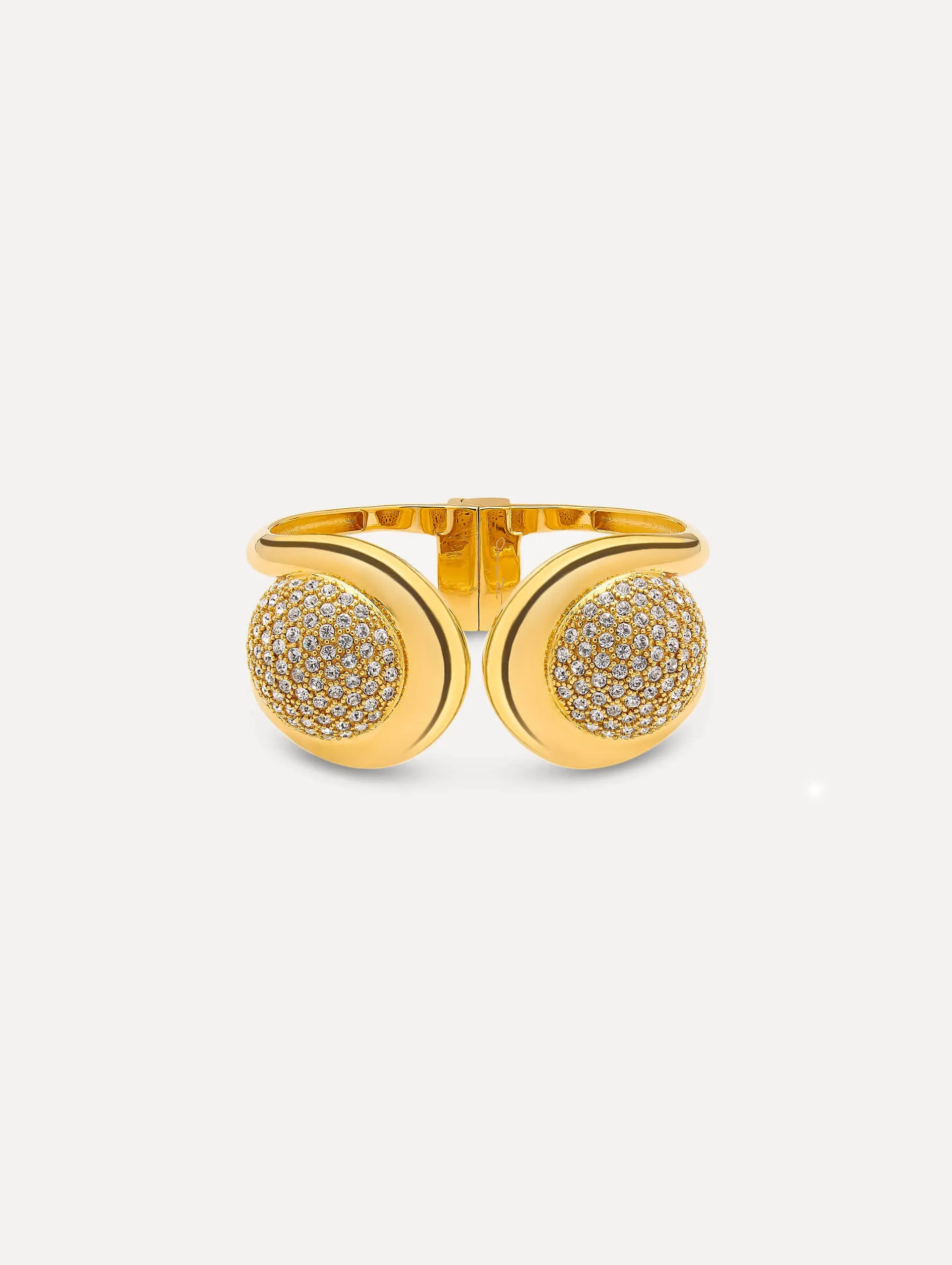 Pavé Domed Cuff Bracelet sold by Oscar de la Renta
