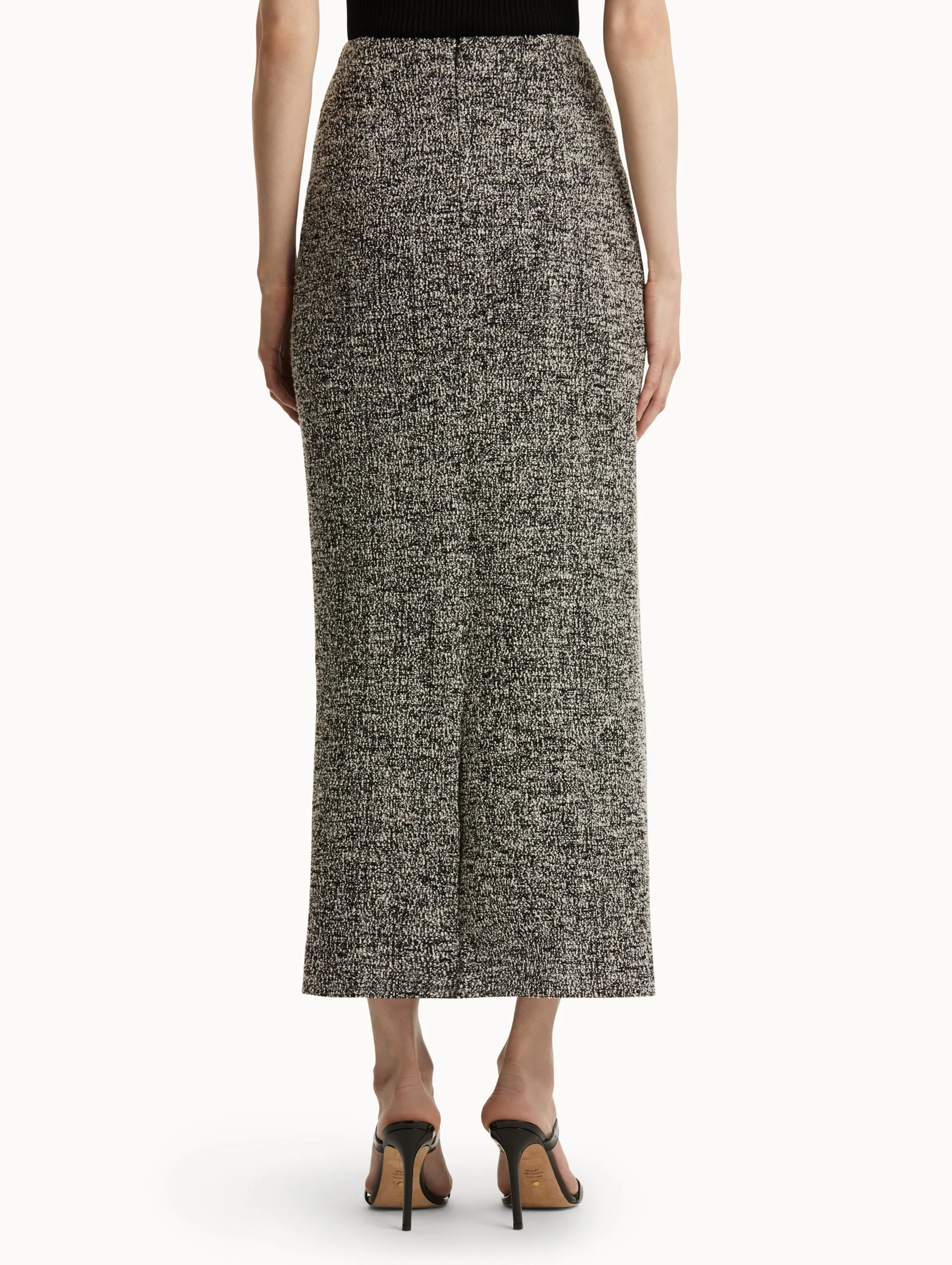 Bouclé Jersey Tweed Pencil Skirt sold by Oscar de la Renta product image thumbnail 3