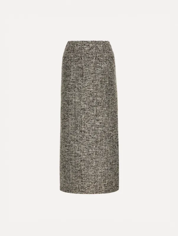 Bouclé Jersey Tweed Pencil Skirt sold by Oscar de la Renta