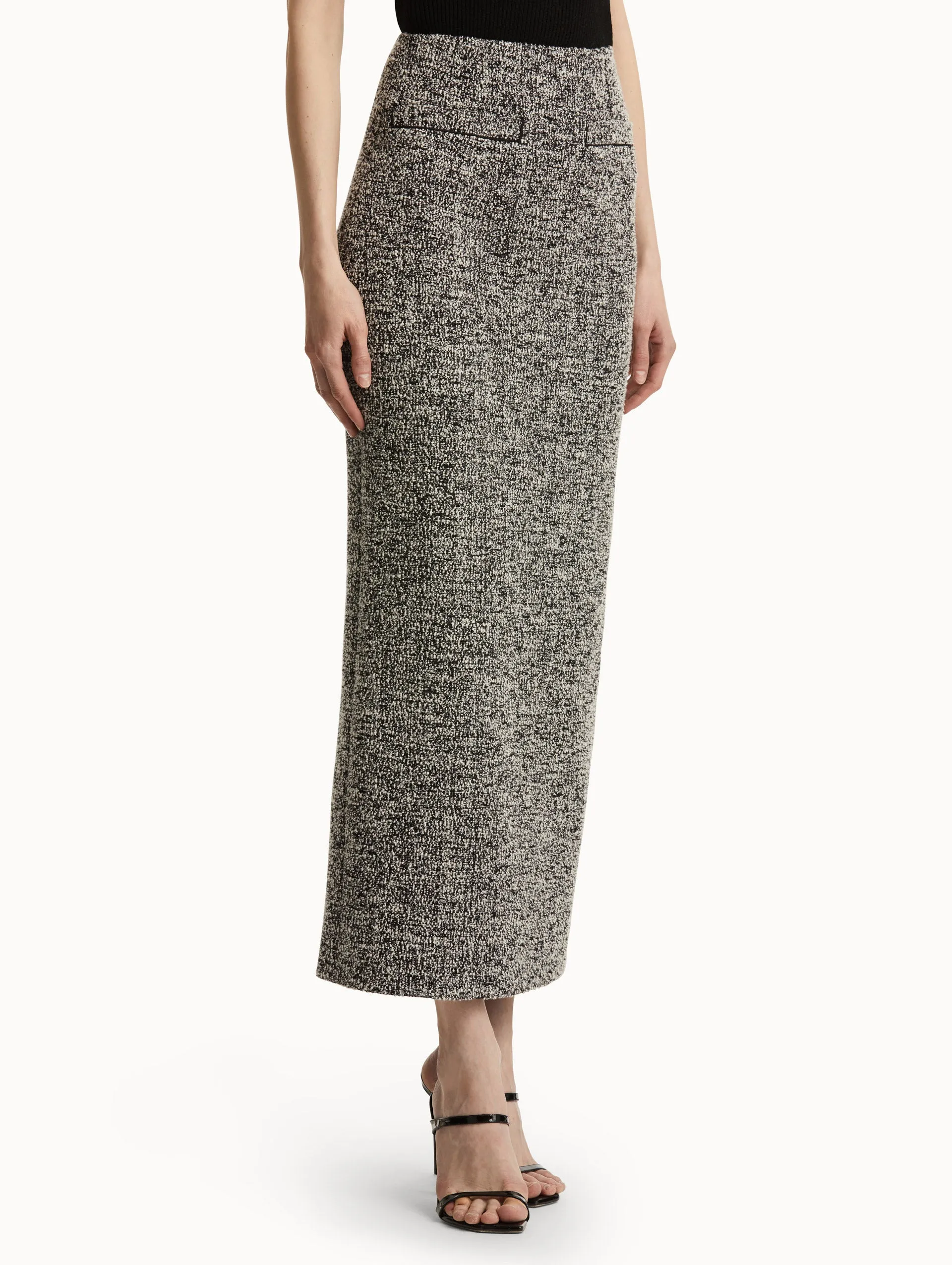 Bouclé Jersey Tweed Pencil Skirt sold by Oscar de la Renta product image thumbnail 4