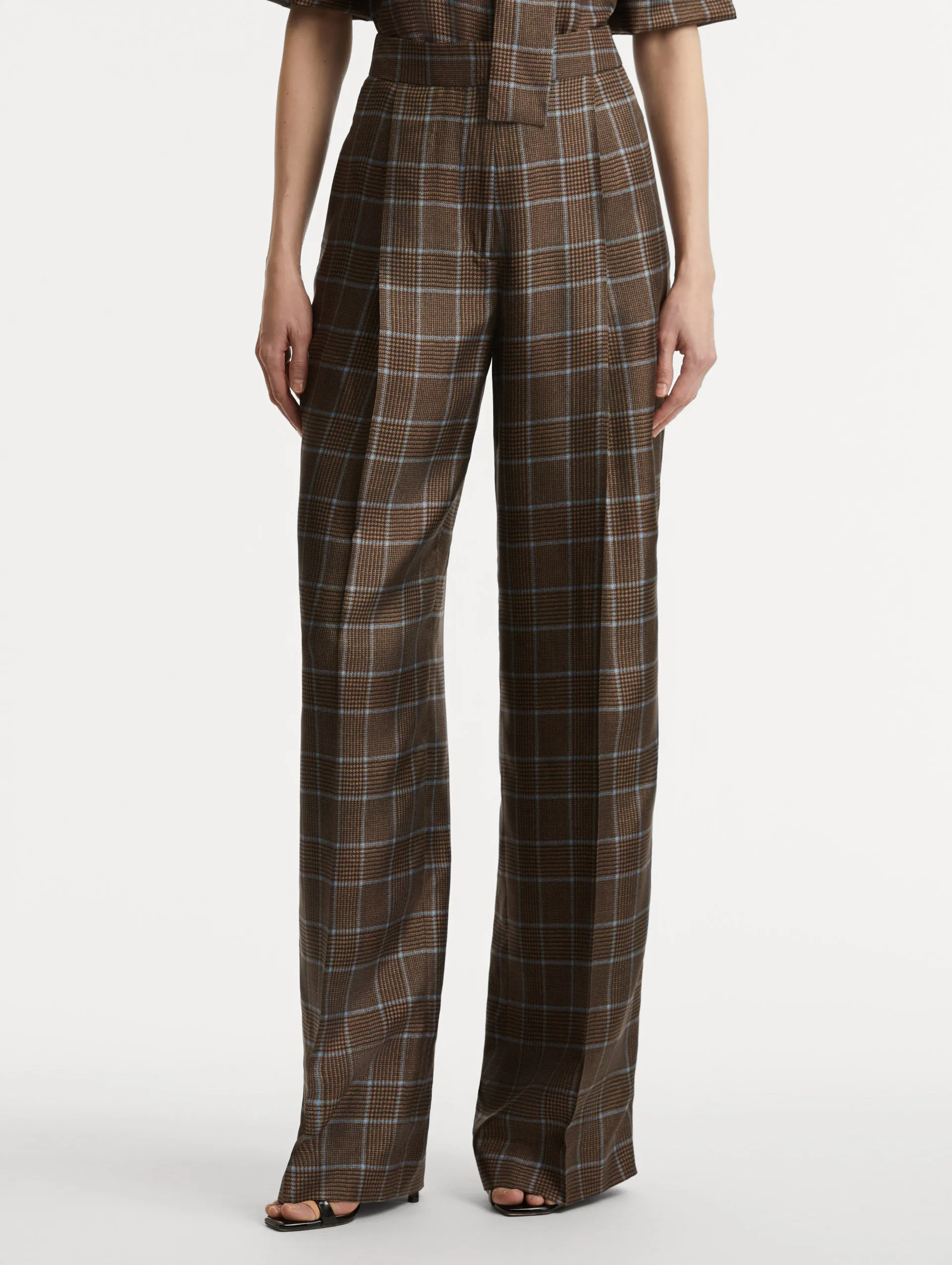 Prince of Wales Silk Pant sold by Oscar de la Renta product image thumbnail 4