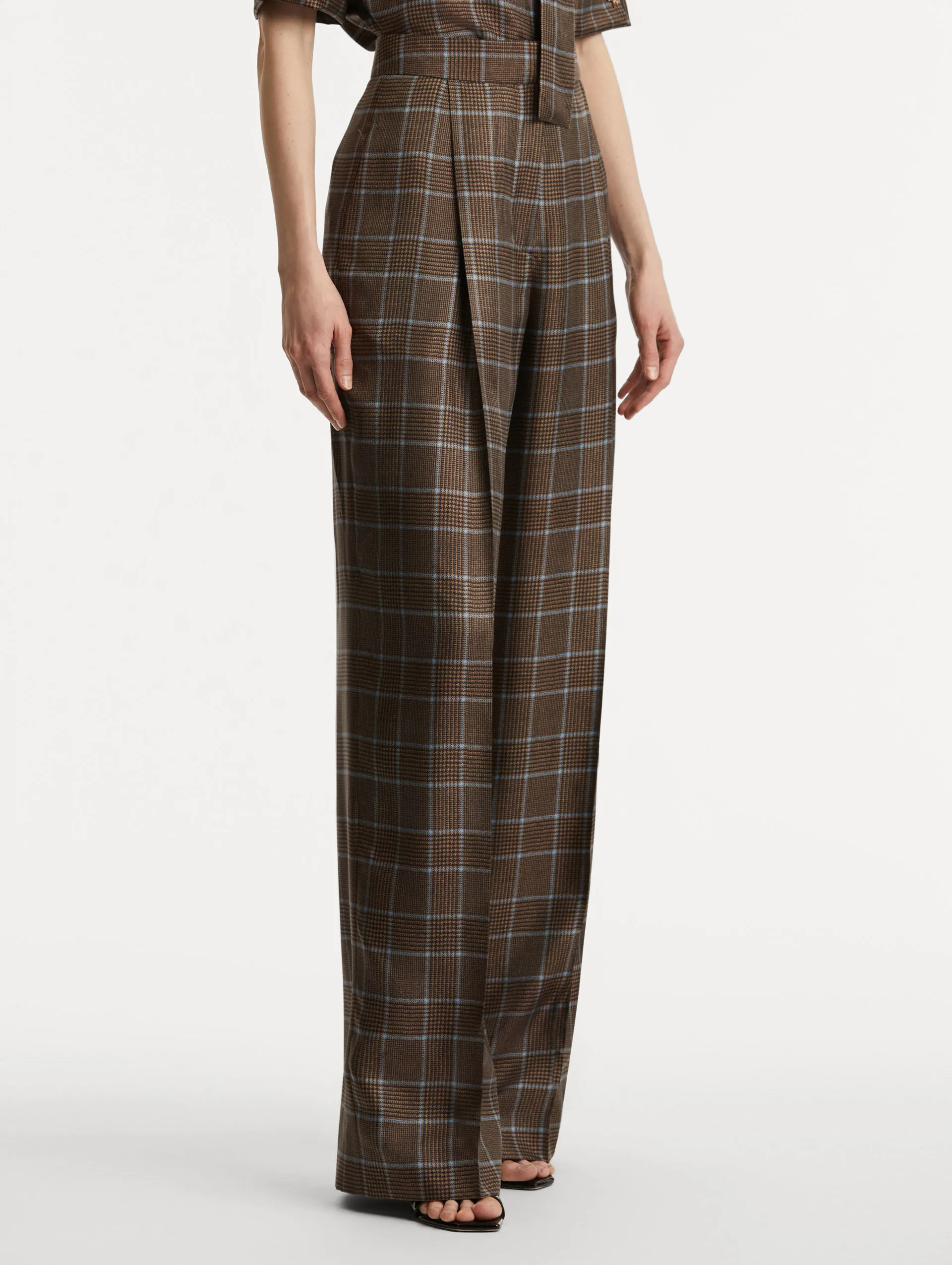 Prince of Wales Silk Pant sold by Oscar de la Renta product image thumbnail 5