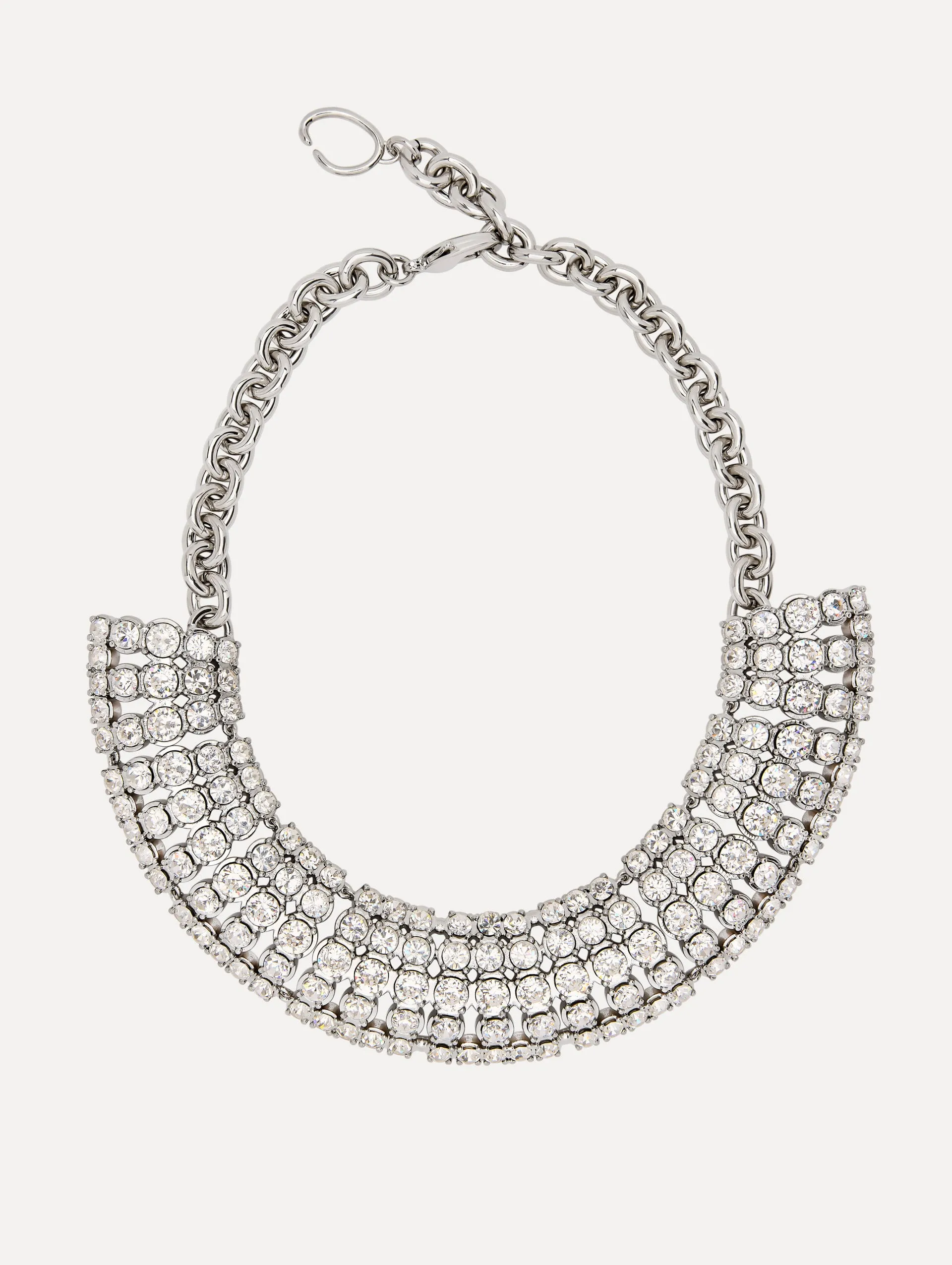 Crystal Fan Necklace sold by Oscar de la Renta