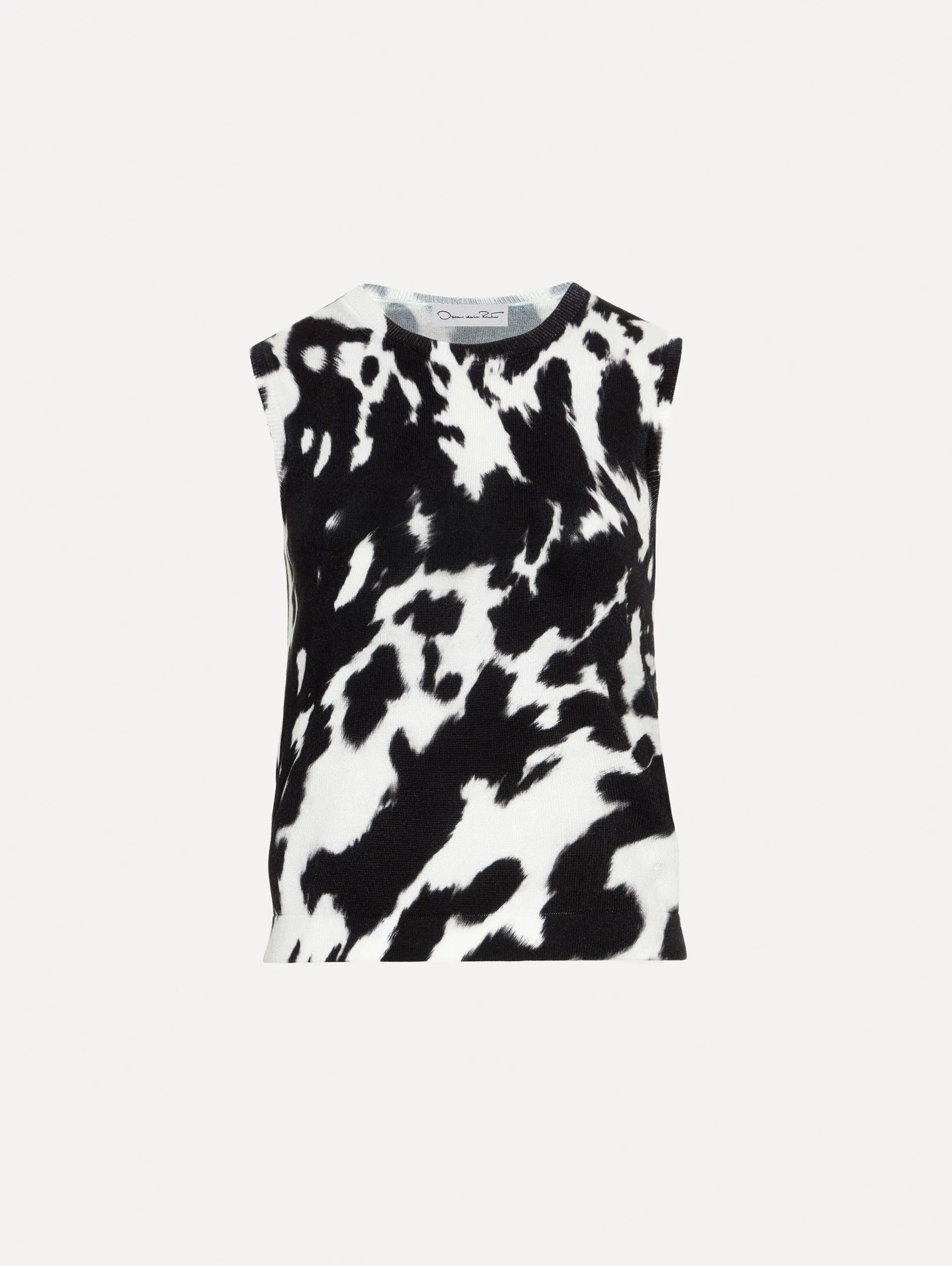 Cowhide Printed Tank sold by Oscar de la Renta
