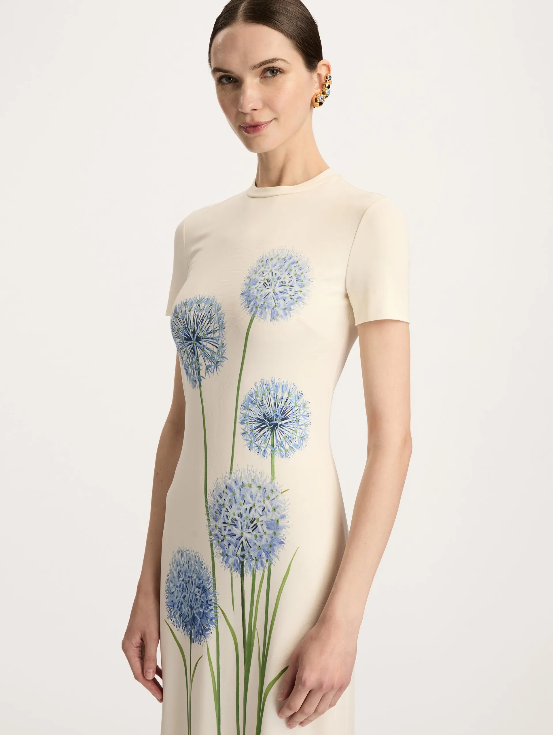 Allium Jersey Dress sold by Oscar de la Renta product image thumbnail 4
