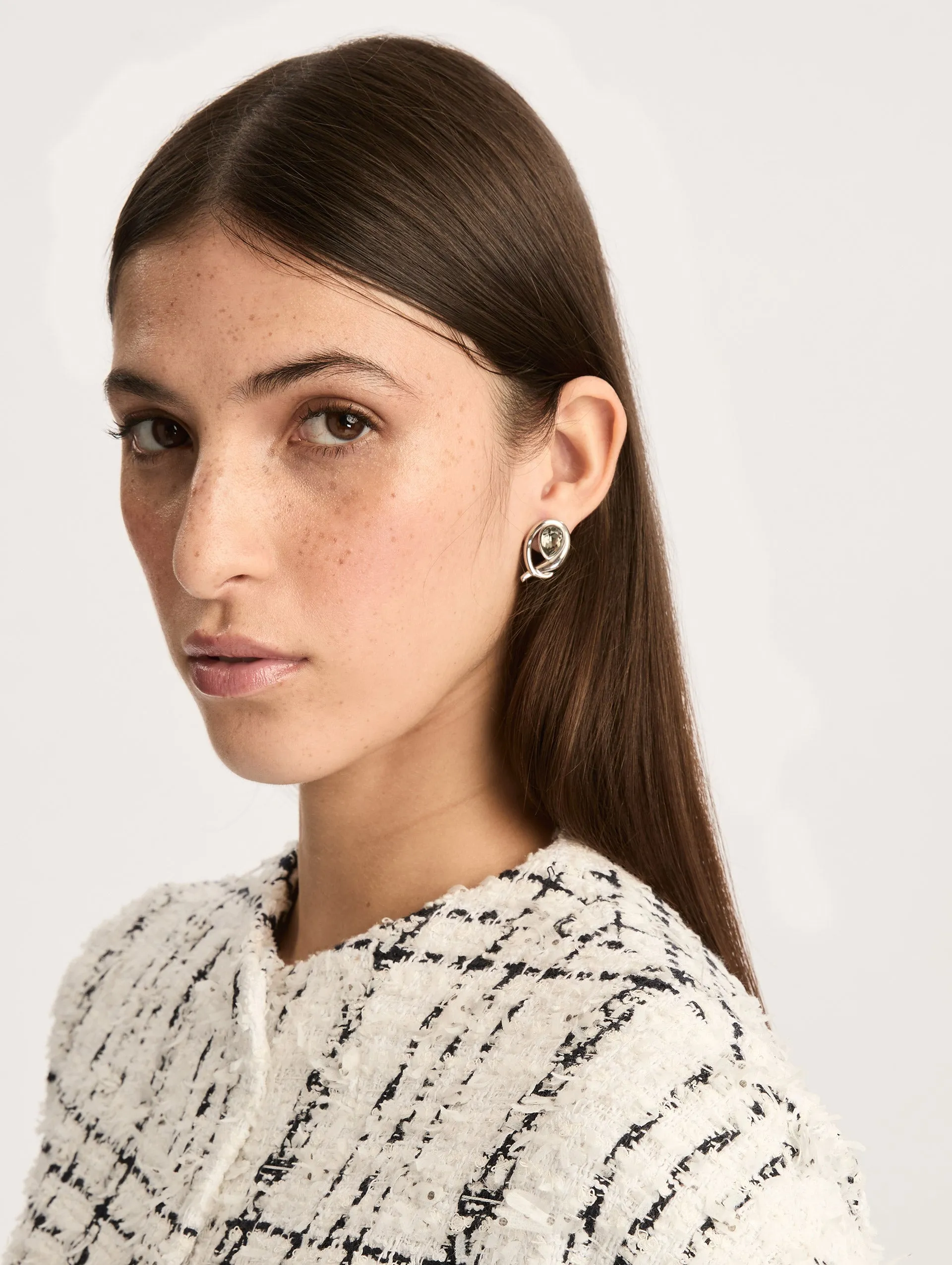 Looped Teardrop Earrings sold by Oscar de la Renta product image thumbnail 2