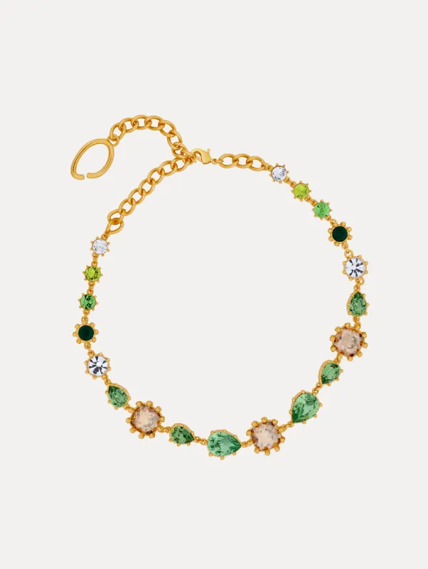 Faceted Crystal Necklace sold by Oscar de la Renta