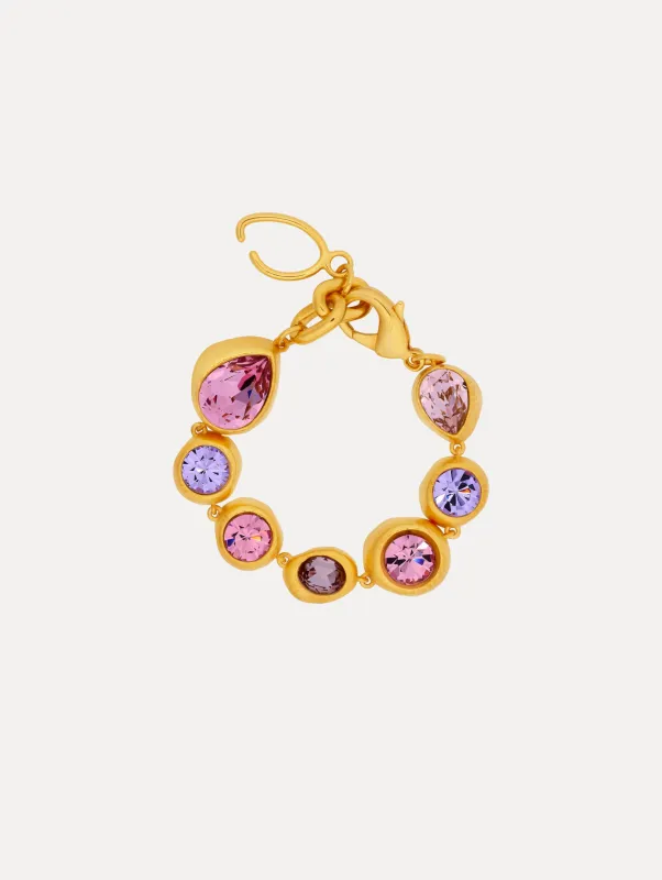 Hammered Chain-Link Bracelet sold by Oscar de la Renta