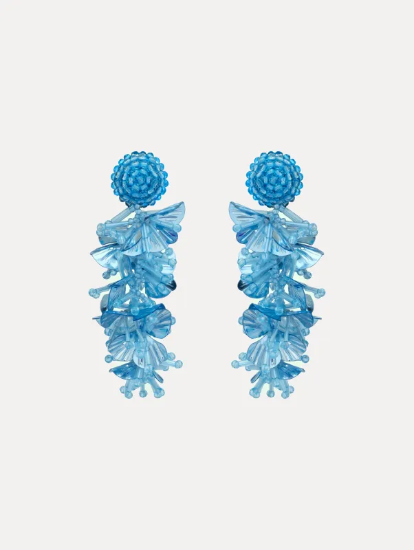 Sequin Tassel Clip-On Earrings sold by Oscar de la Renta