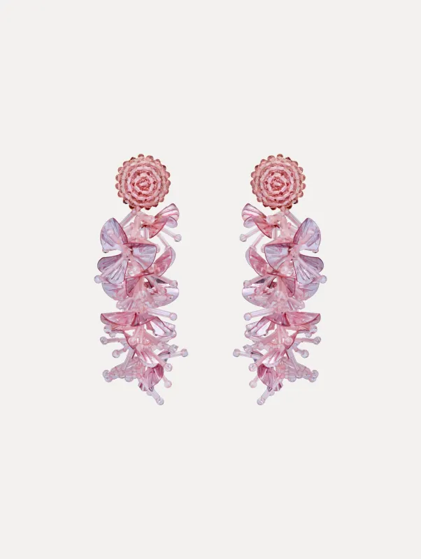 Sequin Tassel Clip-On Earrings sold by Oscar de la Renta