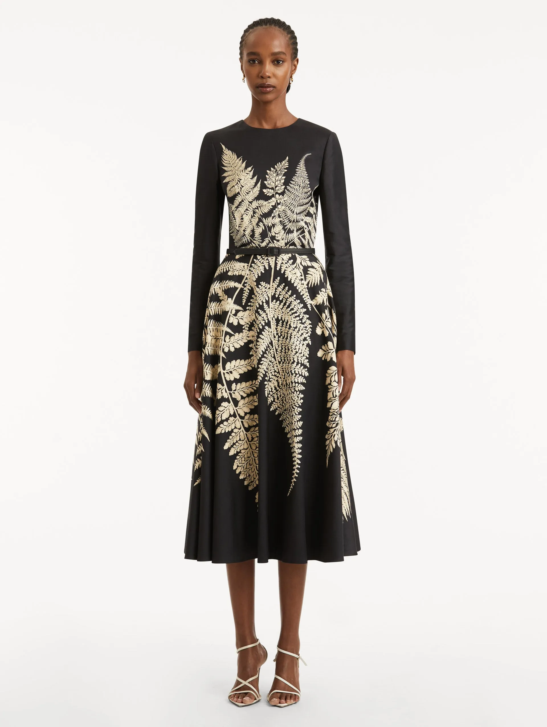 Fern Printed Cocktail Dress sold by Oscar de la Renta product image thumbnail 2