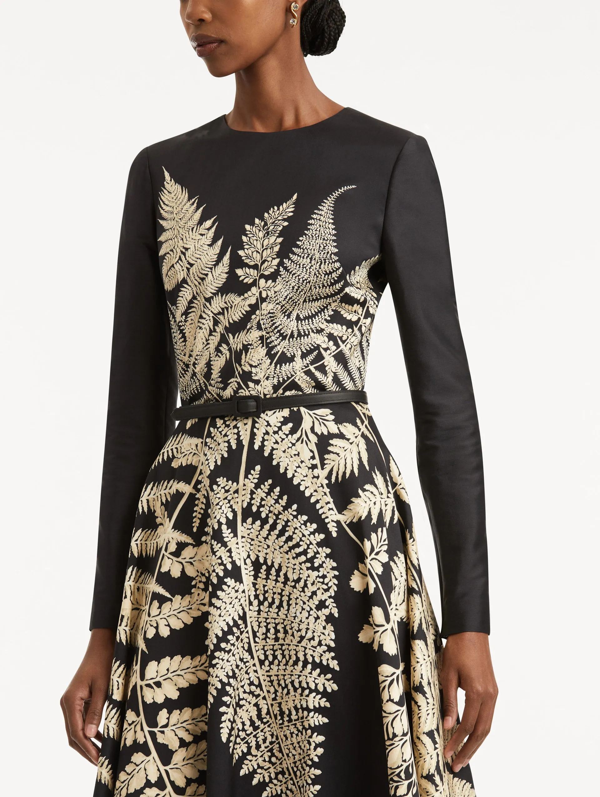 Fern Printed Cocktail Dress sold by Oscar de la Renta product image thumbnail 5