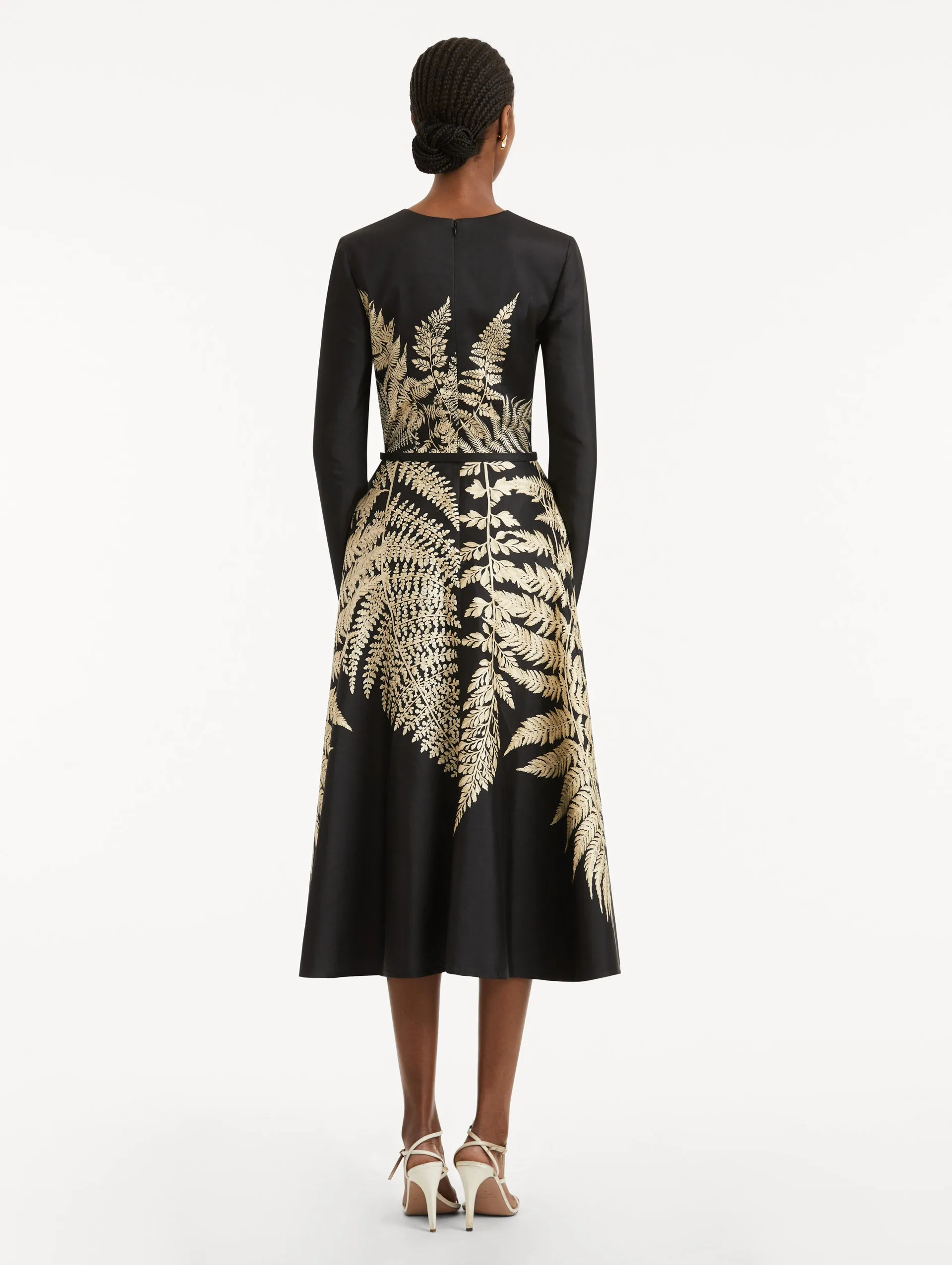 Fern Printed Cocktail Dress sold by Oscar de la Renta product image thumbnail 3