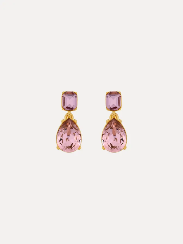 Crystal Drop Earrings sold by Oscar de la Renta