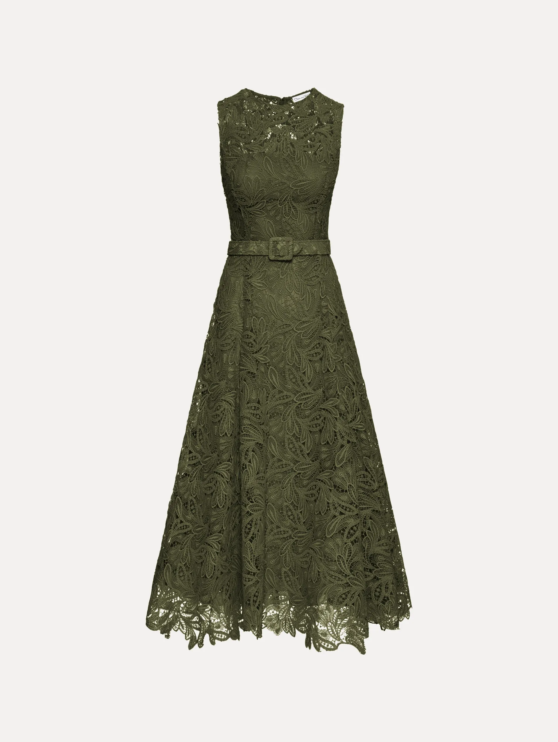 Feather Scroll Guipure Dress sold by Oscar de la Renta