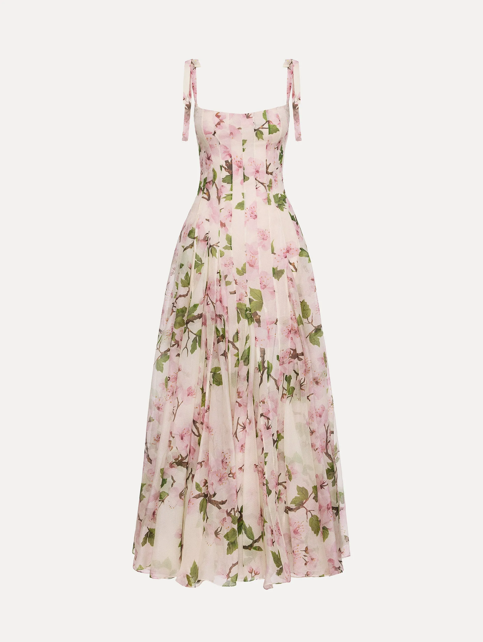Cherry Blossom Organza Gown sold by Oscar de la Renta