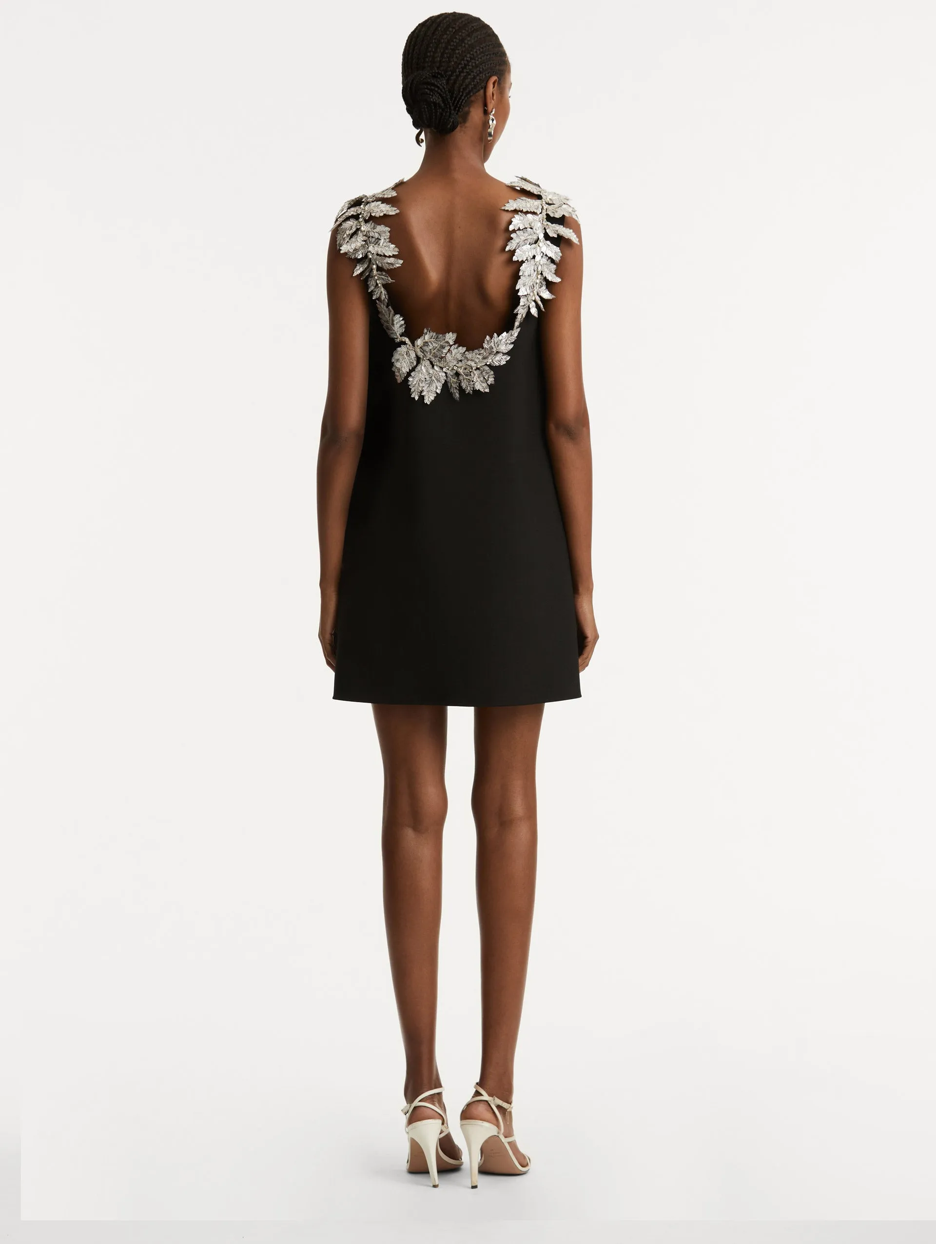 Fern Sequin Embroidered Open Back Dress sold by Oscar de la Renta product image thumbnail 3