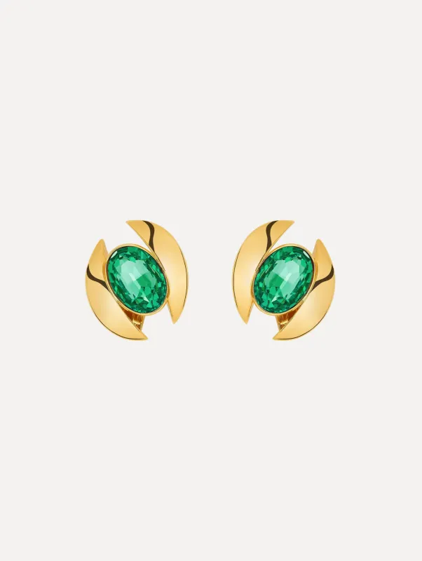 Framed Oval Earrings sold by Oscar de la Renta