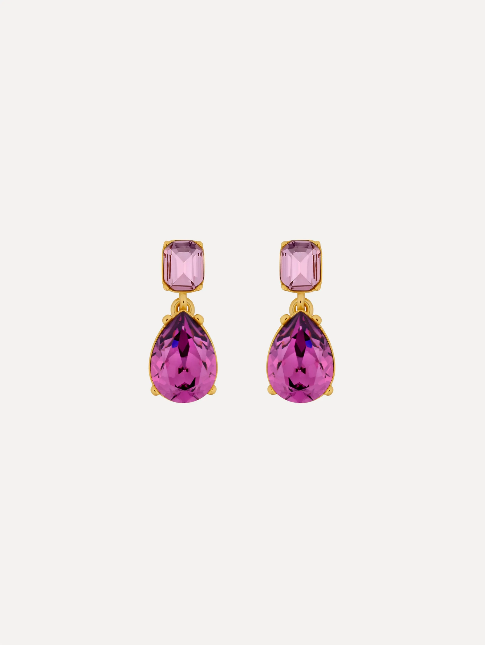 Crystal Drop Earrings sold by Oscar de la Renta