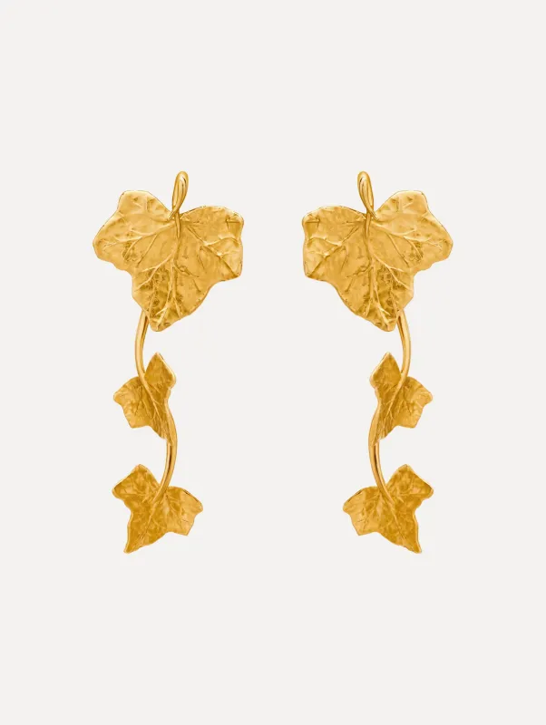 Ivy Vine Drop Clip-On Earrings sold by Oscar de la Renta