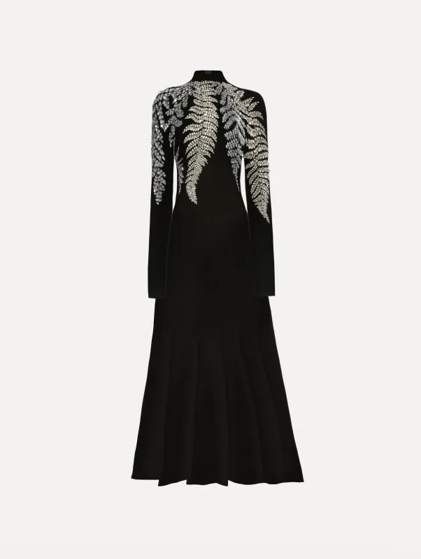 Fern Embroidered Cocktail Dress sold by Oscar de la Renta