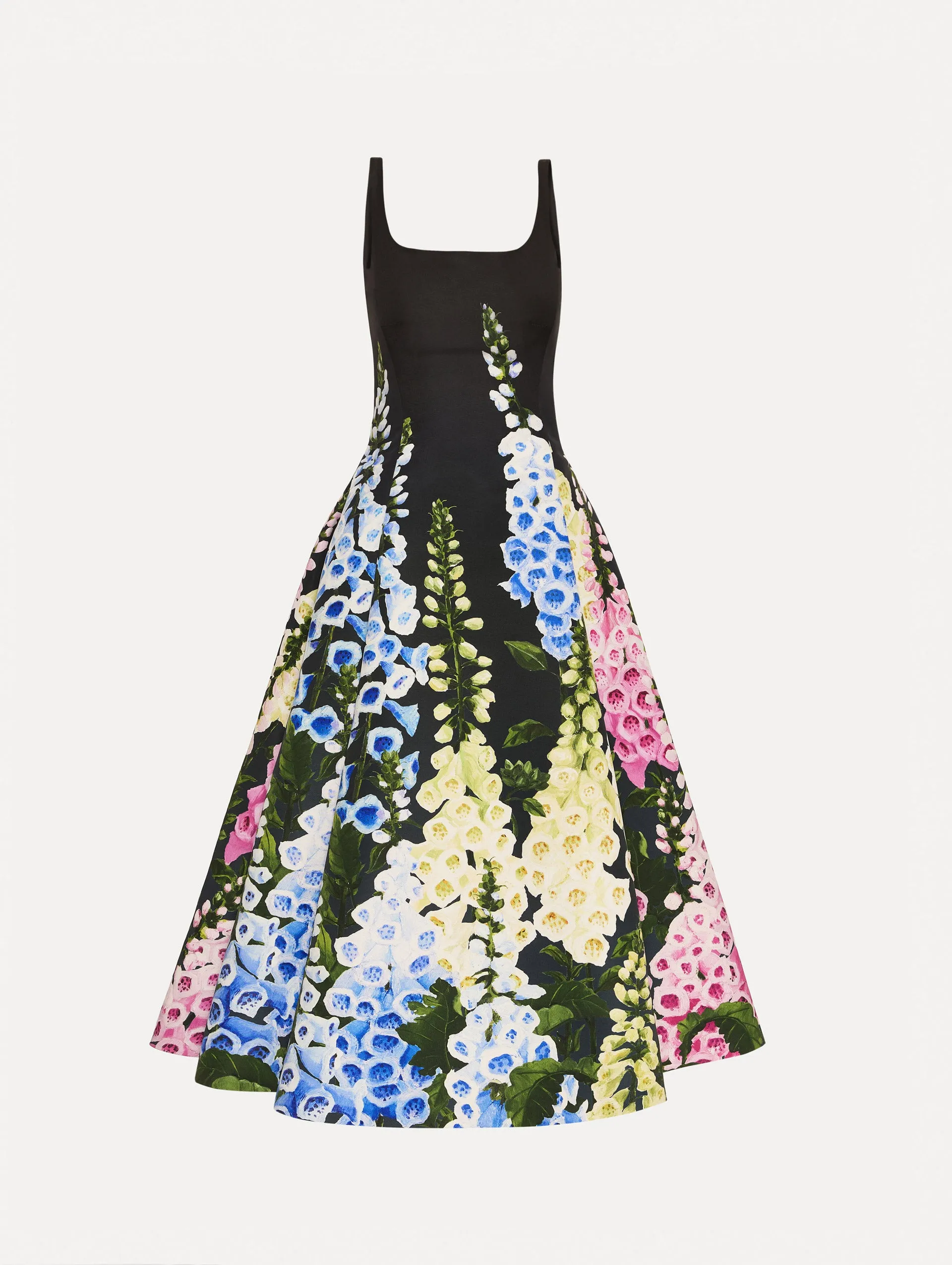 Degradé Foxglove Faille Dress sold by Oscar de la Renta