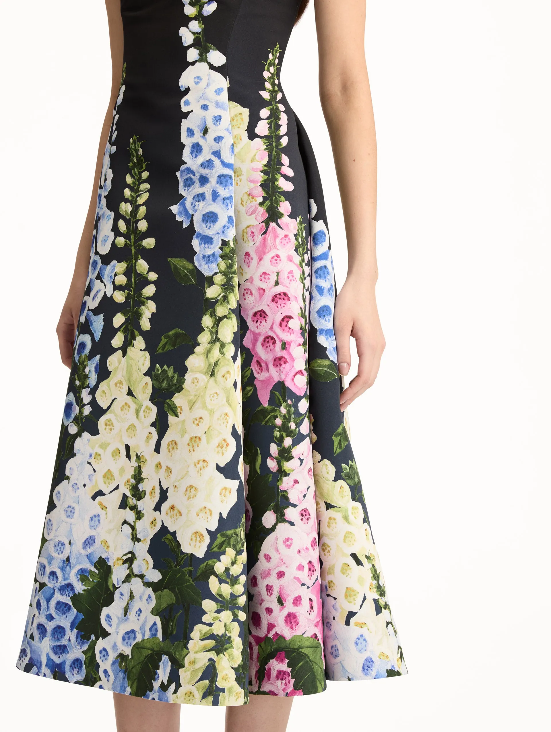 Degradé Foxglove Faille Dress sold by Oscar de la Renta product image thumbnail 5