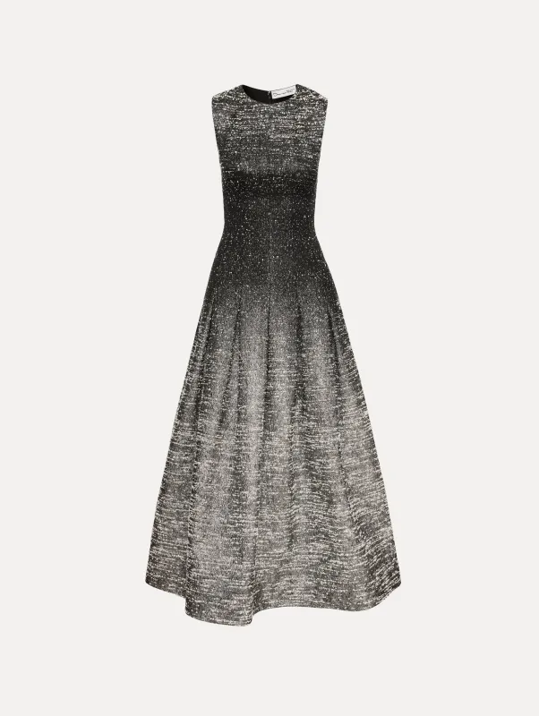 Ombré Lurex Bouclé Jacquard Dress sold by Oscar de la Renta