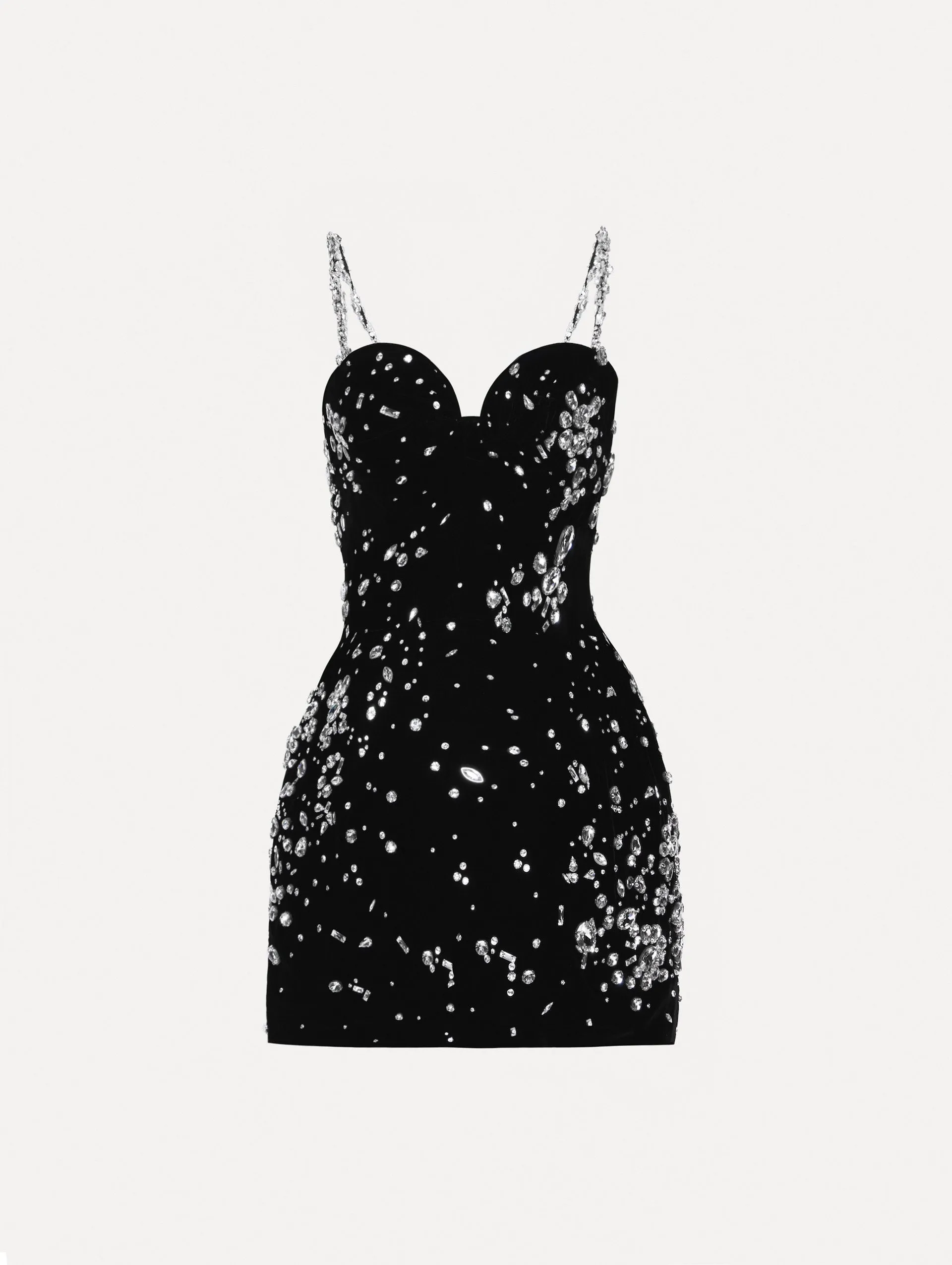 Crystal Cluster Embroidered Dress sold by Oscar de la Renta